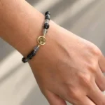 دستبند مهره دار با آویز LV